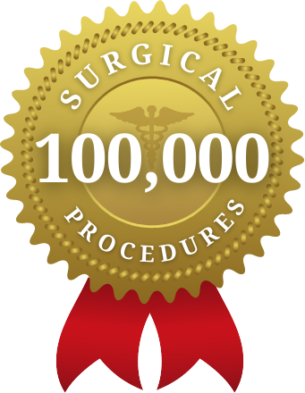 100,000 Surgical Procedures Performed Badge